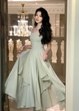 Zingj Elegant Ruffles White Midi Dresses 2023 Summer New Evening Party Women Clothes Fashion Sundress Birthday Ladies Dresses 211-1-Outfit