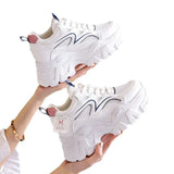 Small White Shoes 2025 New High-Heeled Shoes Children Summer Thin Breathable Short Man Showing Thin Old Dad