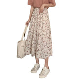 Zingj Skirt A Word Broken Flower Fairy Super Fairy Fairy Fairy Small And Fresh Thin Temperament Long Skirt In The Summer Of