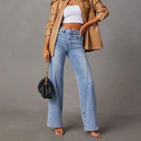 Zingj Ebay New Comfortable Casual Loose Splicing Wide Leg Women's