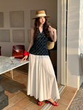 Price Does Not Return] Xiu Xixi 2025 Summer New High-Waisted Half-Body Skirt French Style Dress