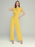Commuter Style Formal Sense Suit 2025 Autumn New Round Collar Bow Splicing Jacket Waist Trousers