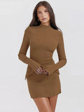 2025 New Fashion Sexy Hottie Dress Elegance Elegance Stylish Long Sleeve Dress