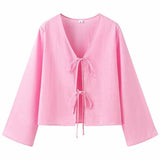 New Women's Women's Dress With Open Shirt Thin Long-Sleeved