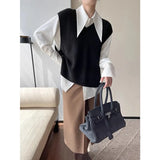 High-End Sharp Collar Shirt Female Port Taste Retro Trendy Modern Hanging Shirt Chic Niche