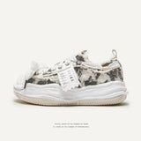 Shoe Shopping Ticket Deconstruction Dissolving Shoes Small Fragrant Wind Thick Soles Of Men's Shoes Trendy Shoes Men's And Couples