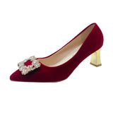 Shoes Xiu Dress Wedding Dress Two Wear 2025 Spring And Autumn New Chinese Wedding Bride Shoes Red High
