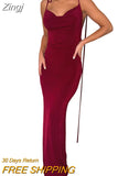 Women Cutout Backless Long Dress Sexy Sleeveless One Shoulder Cocktail Dresses Bodycon Spaghetti Strap Long Party