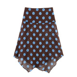 New Thin Scarf Wave Dot Hanging Neck Collar Blouse 3756352 Skirt