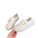 Shoes Women's Spring And Summer Breathable Soft Bottom Standing Not Tired Feet Magic Stick Single Shoes Women's Medical Care Work Small White