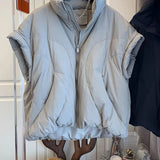 Cotton Vest Women Autumn And Winter 2025 Oceanic New Small Fragrant European Horse Sandwich Muffin Cotton