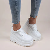 New Large-Size Thick-Soled Women's Shoes Summer Hollow Loose Cake Bottom Slope And Fashion Casual Single Shoes