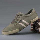 The Autumn Of 2025, The New Men's Low-Help Canvas Shoes Korean Version Of The Classic Student Casual Shoes Flat-Soled With Breathable Board