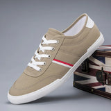 The Autumn Of 2025, The New Canvas Shoes Korean Version Of The Slacker Shoes Flats Old Beijing Cloth Shoes Casual Men's