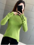Sweater Women Slim Pullover 2023 New Autumn Winter Korean Fashion Sweaters Jumper Female Clothing Basic Knitwear