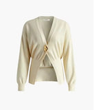 Women's Explosive Minimalist Fashion V-Neck Button Knitted