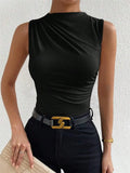Women's 2025 Spring And Summer New Fashion Solid Colored Vlawless Suede Half-High