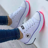 2025 New Low-Top Single Shoes Women's Thick-Sing Canvas Shoes Women's Canvas Pine Cream Bottoms Of Large Women's