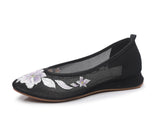 Zingj Heel Embroidered Cloth Shoes Summer Ladies Sandals Ethnic Style Fashion With Hanfu