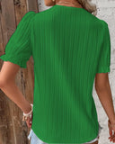 Summer New Holiday Fashion Hollow Short-Sleeved Women's
