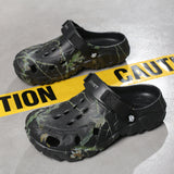 Men's Shoes 2025 New Stinging Feel Men's One-Word Slippers Wear A Shoe And Two Wear-Resistant Beach Cold