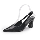 Temperament Baotou Sandals Women 2025 Summer New Korean Commuter Light Heels Paint Coarse Fashion Single