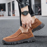 New Men's Lefu Shoes Casual Men's Shoes Large-Size Lightweight Dad Shoes Comfortable Men's