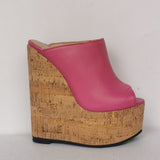 Mouth A Thick Base Size 47 Slopes And Sexy High Heel Slippers Sandals