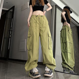 Zingj Wide Leg Casual Pants Female Hiphop Design Sense High Street Bundle Feet Loose Hot Girl Small Crowd Work