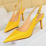 Shoes Patent Leather Woman Pumps Kitten Heels Occupation OL Office Shoes Classic Pumps Plus Size 35-43 Shoes Women