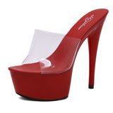 Zingj Autumn Night Club Sex Women's Shoes Waterproof Platform Roman Fish Mouth Lady Ultra High Heel