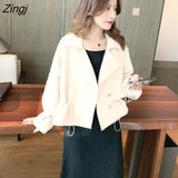 Women 6 Colors Office Lady Simple All-match New Designer Wind-proof Cozy Outwear Streetwear Korean Style Lady Hot