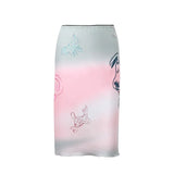 Zingj Summer Women's New Fashion Street Hot Girl Real Shot Gradually Change Skirt