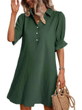 Women's Summer New Wish Casual Loose Solid Color