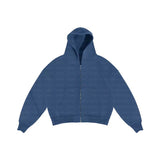 Casual Simple Couple Fashion Hoodie Zipper Jacket Loose Jersey