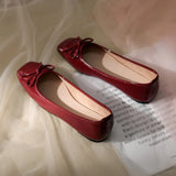 Flat-Soled Single-Shoe Women's Spring 2025 New French Small Fragrant Breeze Bare-Colored Soft-Skind Soft-Tailed Four-Season Evening