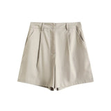Women's Linen-Blend Vests In Spring And Summer 2025S + Shorts Sets Of Trendy