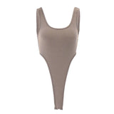 Zingj Summer New Women's Fashion Sexy Back Slim Versatile Temperament Pure Color