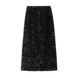 Industry Lianglid Half-Dress Woman Autumn 2025 New After Open Fork Straight Dress Bagbice Tight Dress