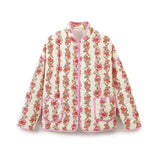 Women's Clothing 2025 Autumn New Street Multi-Color Printing Collar Cotton