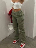 Washed Straight Leg Cargo JeansOutfit