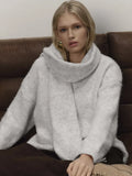 Lazy Wind Soft Woolen Sweater Women's New Set Of Relaxed Knitted Sweater In Autumn And