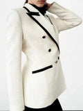 Tweed Contrast Blazer- Outfit
