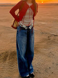 Spring New Temperament Thin Knitted Cardigan Retro Red Sunscreen Air Conditioning Shirt With Small Coat