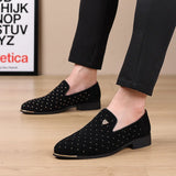 Zingj Four Seasons Black Foot Happy Shoes Lazy Man Leisure Foot Pedal Driving Fashion All-Match Wear-Resistant British