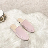 Half Slippers Women Summer Wear Muller Shoes 2022 New Flat