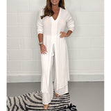 New Women's Open Fork Long Top Trop