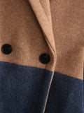 Spring Women's Wear Color Hair In The Coat In The Long Coat