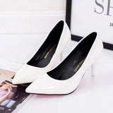 Women's High Heels Fashion Comfortable Solid Color Casual Light Office OL Ladies Large Size High