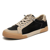 Autumn Fashion Men's Shoes Low-Top Flat Bottom With Canvas Shoes Pure Color Niche Casual Shoes Men's Breathable Board
